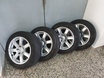 Alu kolo RIAL R16 5x120, celoroční pneu Conti 205/55 R16
