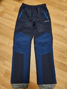 softshellové kalhoty Wolf s fleesem 134