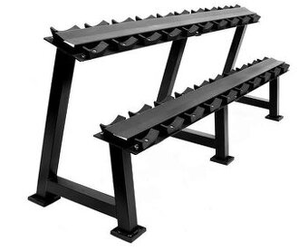 BEAR FOOT stojan na jednoručky, Dumbbell Rack na 10 párů