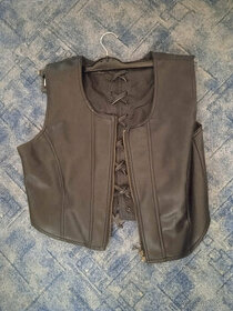 Dámská kožená vesta i na motorku CHopper FOREST