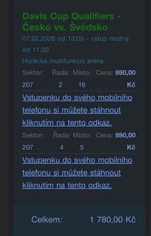 Davis Cup (Česko-Švédsko)