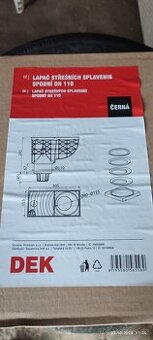 Lapač střešních splavenin.  Geiger