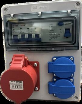 Stavební rozváděč ST08 zásuvkový rozvaděč