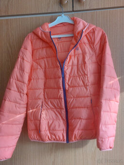 oranžová, přechodová bunda