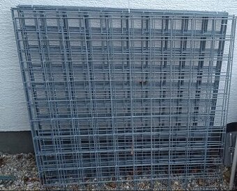 Prodám gabionové panely 1×1 m – sada 12 ks + příslušenství