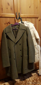 Kabát vel. 44, zimní bunda + Letní šaty vel. S, Cena za vše