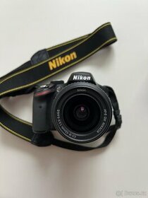 Nikon D3200 objektiv Nikkor 18-55 mm + 55-200mm