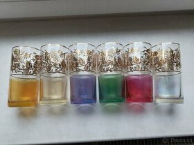 6 kusů barevných sklenic - 1