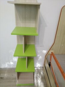 Dětský nábytek - knihovna Lorento zelená - 1