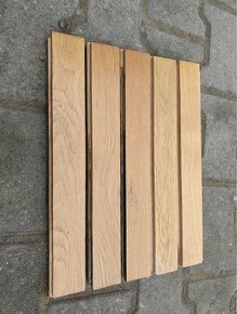 Masivní dřevěné bukové a dubové parkety 80Kč/m2 - 13m2
