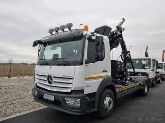 NOVÝ NEJETÝ MERCEDES ATEGO 1627 NOSIČ KONTEJNERU + RUKA HIAB