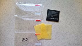 Originální baterie LUMIA 830 + folie na sklo - NOVÉ