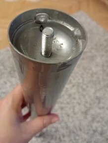 Ikea ocelová noha k barovému pultu - 1