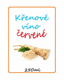 Křenové červené víno - 1