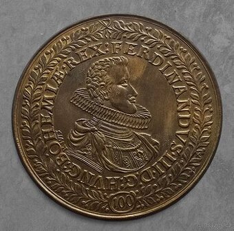 Bronzová medaila 100 dukát - 1629 Ferdinand III.- Artia 1973 - 1