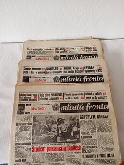 Noviny Mladá fornta rok 1989