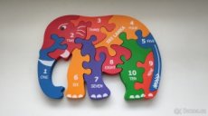 Dřevěné puzzle