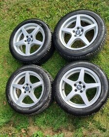Litá kola Alutec R16 pneu 205/55 R16 letní Golf Octavia