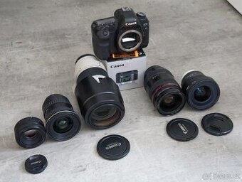 Canon 5D Mark ii + 5 objektivů a příslušenství
