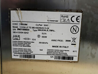 Gastro myčka GEL-O-MAT 400 V 5,156 KW 50 x 50 cm