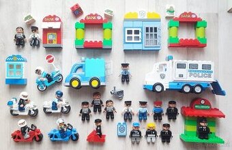 DUPLO auta,náklaďáky,hasiči,policie, figurky,zvířata,doplňky