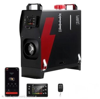 Naftové nezávislé topení 12V/24V 8kw(bluetooth) - NOVÉ