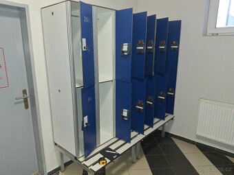 Šatní skříňky Frajt, skříňky do posilovny, bazénu, apod.