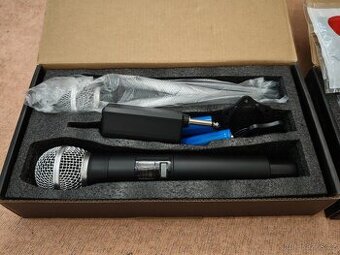 Prodám dobijecí bezdrátové mikrofony Rozbaleno