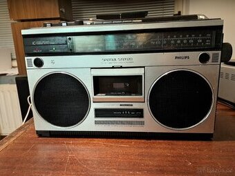Philips 580 - rádio super, kazeťák na opravu