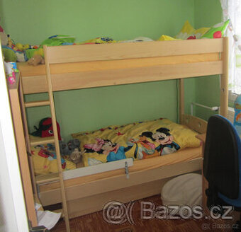 patrová postel / 2x samostatná postel – česká výroba