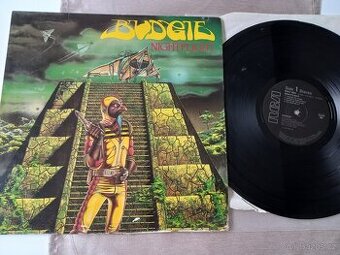 BUDGIE „Nightflight“ /MCA 1981/ vinyl: skvely st , mierne po