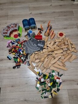 Dřevěné koleje a příslušenství