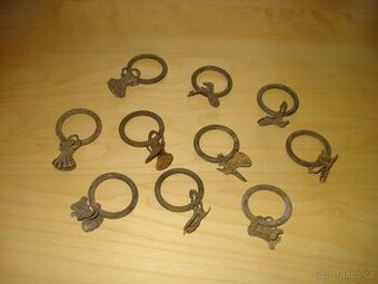 Staré mosazné kroužky