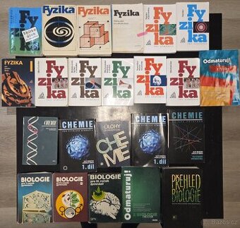 Učebnice Chemie, Fyzika, Biologie