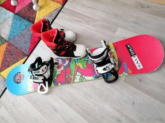Snowboard +vázání +boty