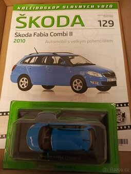 Model 1:43 Škoda Fabia II combi, Deagostini Kaleidoskop Škod