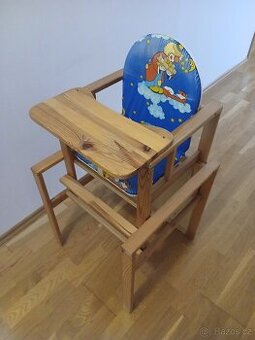 Dětská jídelní židlička + stoleček