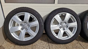Orig. kola Audi 5x112, celoroční pneu 225/50R17