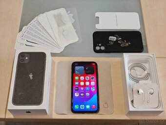 Apple iPhone 11 256 GB, černý, nová baterie