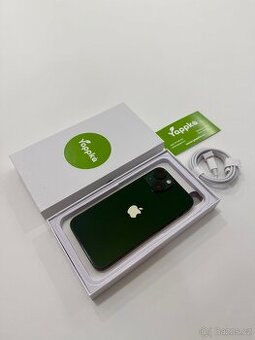 Apple iPhone 13 Mini 128GB Green - 100% BATERIE - ZÁRUKA