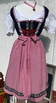 Dámské šaty dirndl selský styl, vintage vel. 40/42