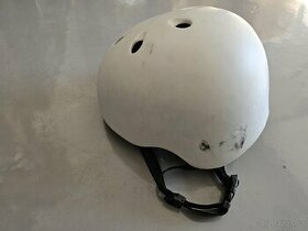 Dětská cyklo helma vel S/M 52-56cm bílá - 1