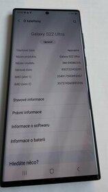 Prodám Samsung Galaxy S22 Ultra 12/512GB - 1