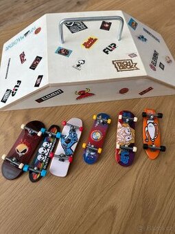 dřevěná rampa pyramid+ skateboard