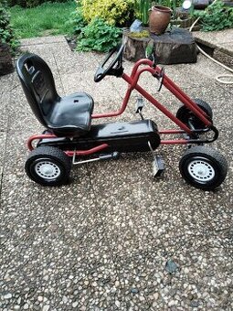 Retro šlapací motokára