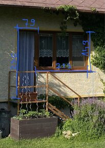 Balkonová sestava, montáž Vekra, stáří 10 let, dobrý stav