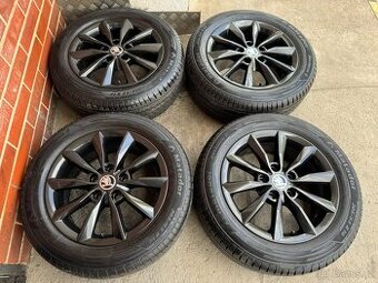 TOP Alu 16" 5x112 škoda MINORIS BLACK letní 99% O3