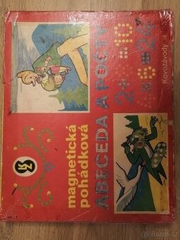 retro hra - magnetická mozaika ABECEDA - tofa