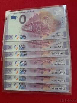 0€ Bankovka Čiernohronská železnica