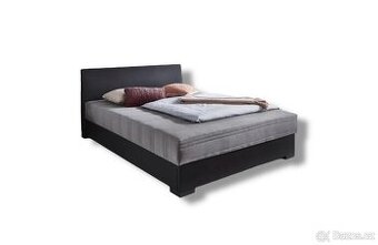 Postel BOXSPRING 140x200 bílá / černá VÍCE KS NOVÝ